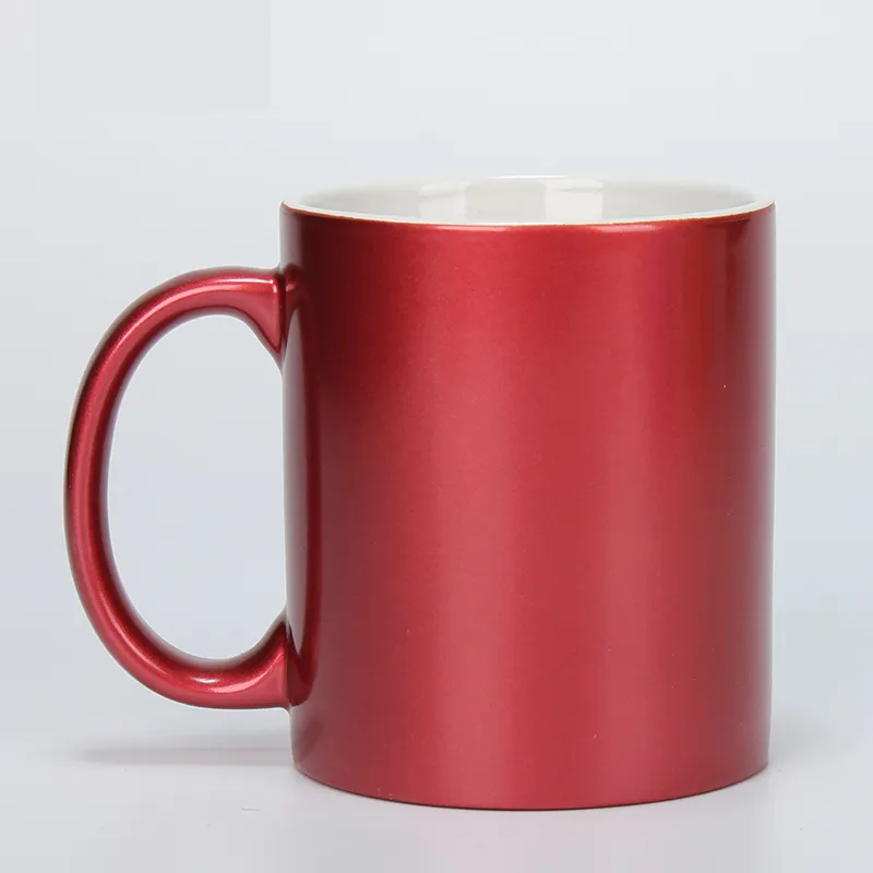 Doceperu Taza dorada y plateada con caja individual · 11oz