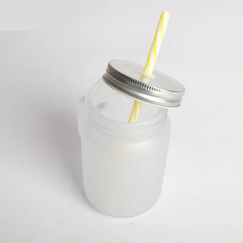 Doceperu Jarra de vidrio pavonado con tapa · 12oz