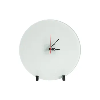 Doceperu Reloj de vidrio para sublimar · 30×30cm