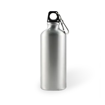 Tomatodo de Aluminio Plateado 600 ml para Sublimación