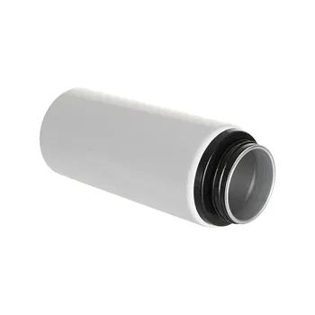 Botella de Aluminio 750 ml con Caña y Tapa Negra – Sublimable