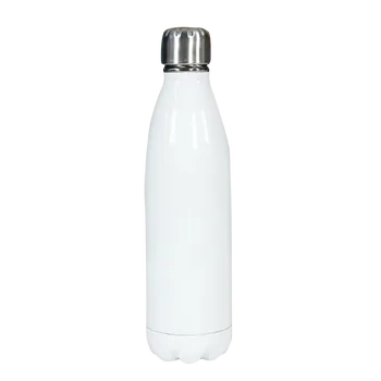 Botella Lechera Doble Pared Blanca · 500 ml – Acero Inoxidable para Sublimación Profesional