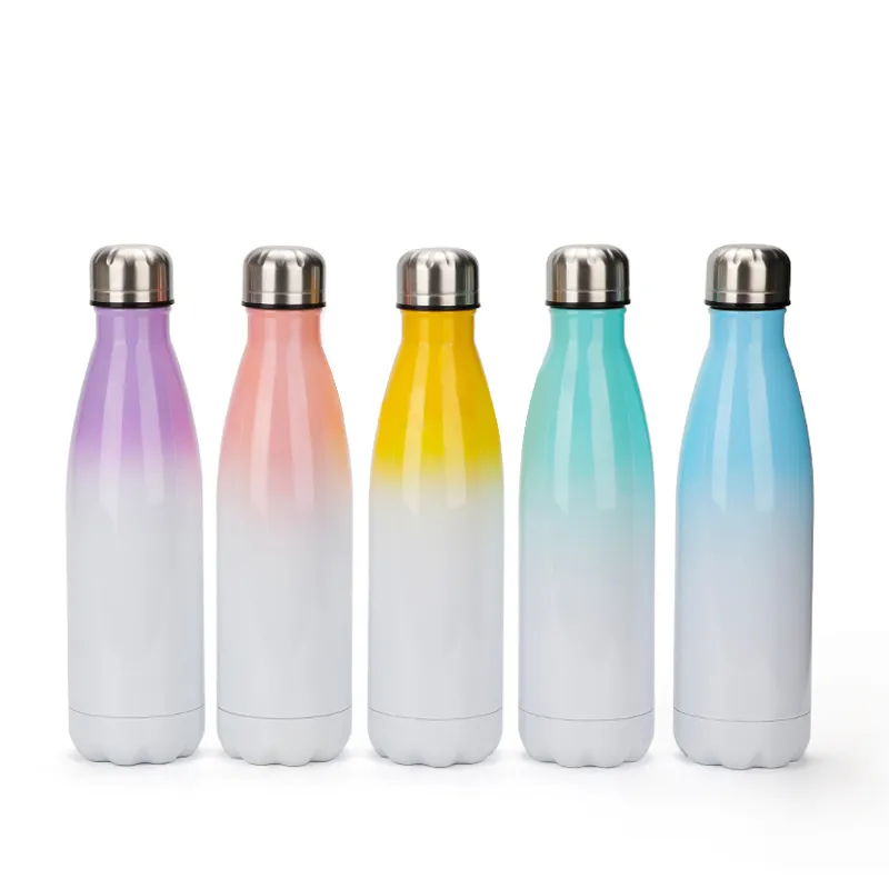 Botella Lechera Doble Pared Degradado de Colores · 500 ml