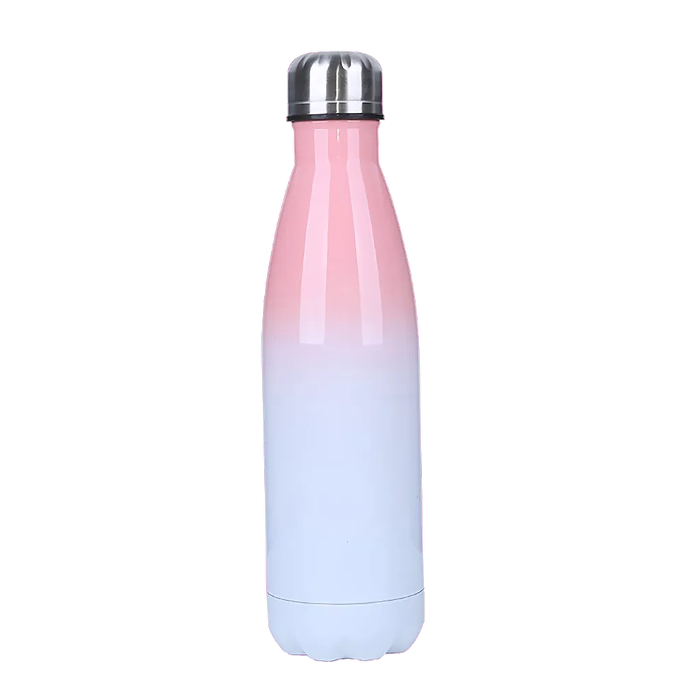 Botella Lechera Doble Pared Degradado de Colores · 500 ml