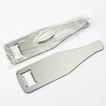 Topjlh Llavero metal abridor forma botella