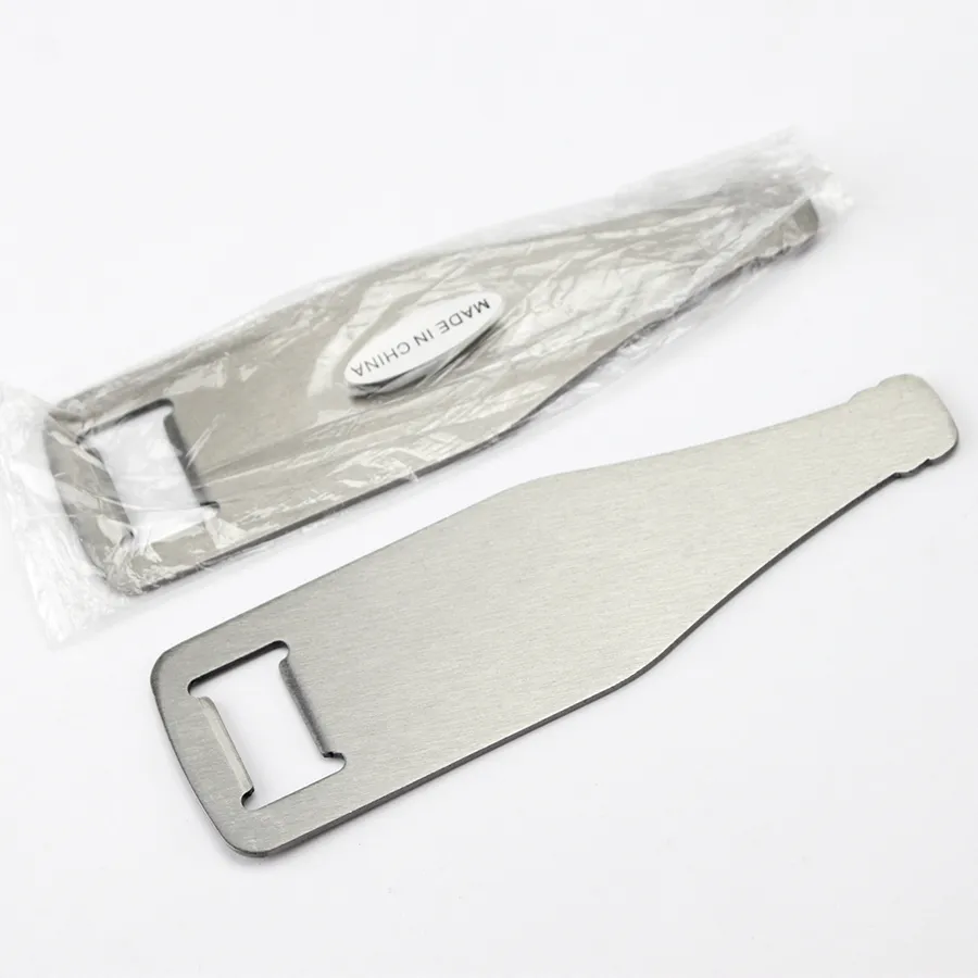 Topjlh Llavero metal abridor forma botella