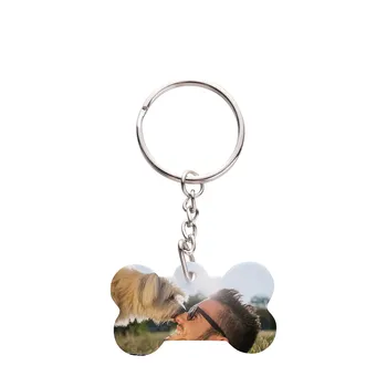 Llavero Acrilico Sublimable - Forma Hueso