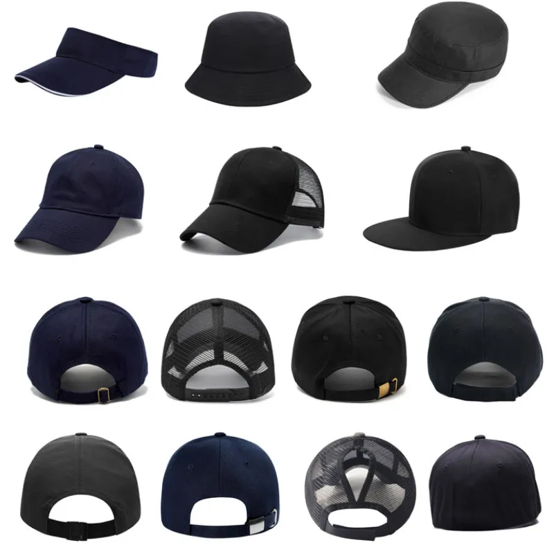 Gorra Trucker para Sublimacion - Negro