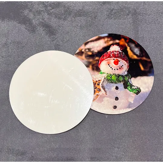 Posavasos Circular de Corcho + MDF Sublimable (10 cm)