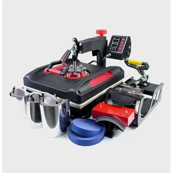 Combo Sublimación 8 En 1 Multifuncional con plancha 38×38 cm