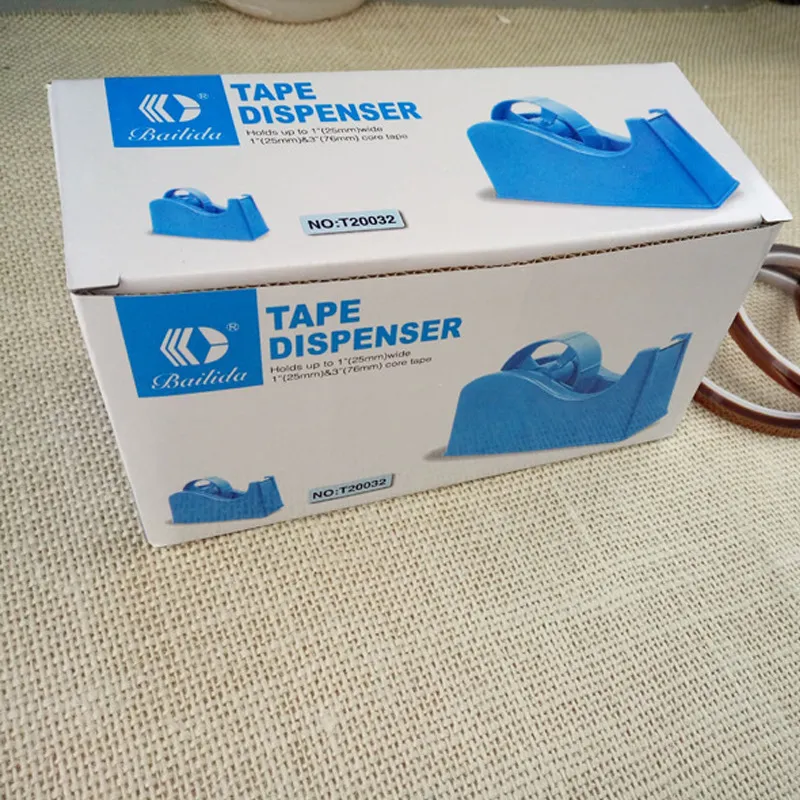 Dispensador de cinta térmica color cyan