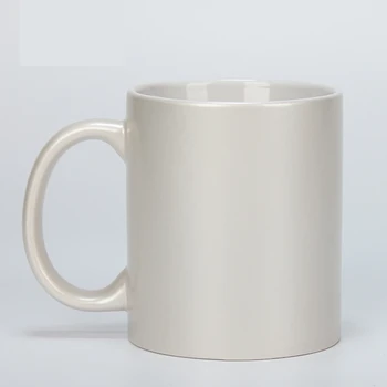 Doceperu Taza cerámica​ plateada con caja individual · 11oz