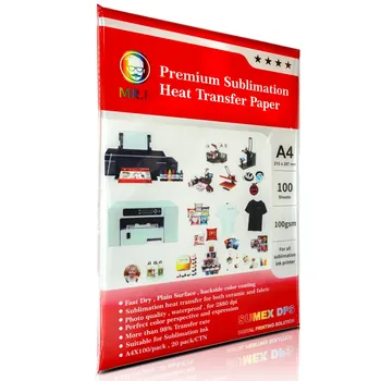 Papel de Sublimación A4 100g – 100 Hojas (Reverso Rosado)