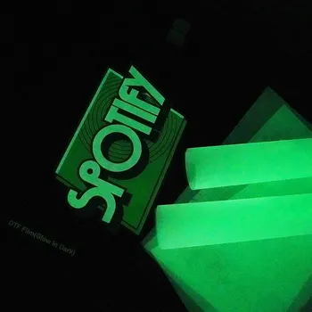 Rollo DTF film luminous green 30cm x 20m