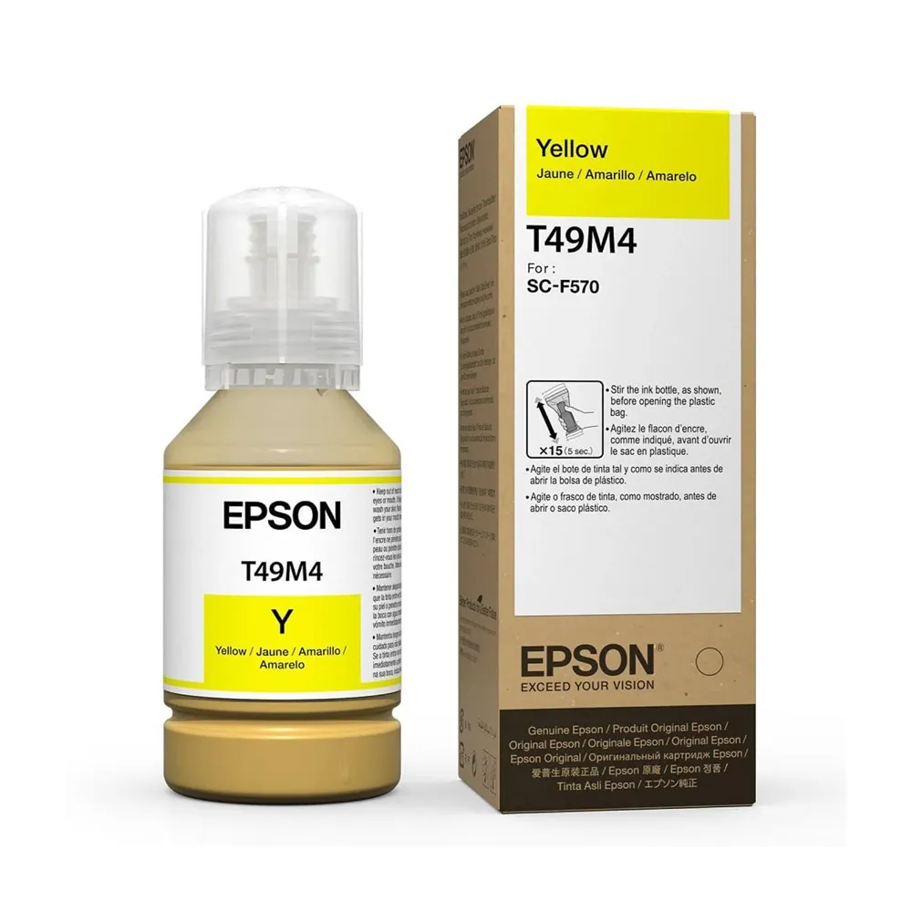 Epson Tinta de sublimación T49H amarillo · 140ml