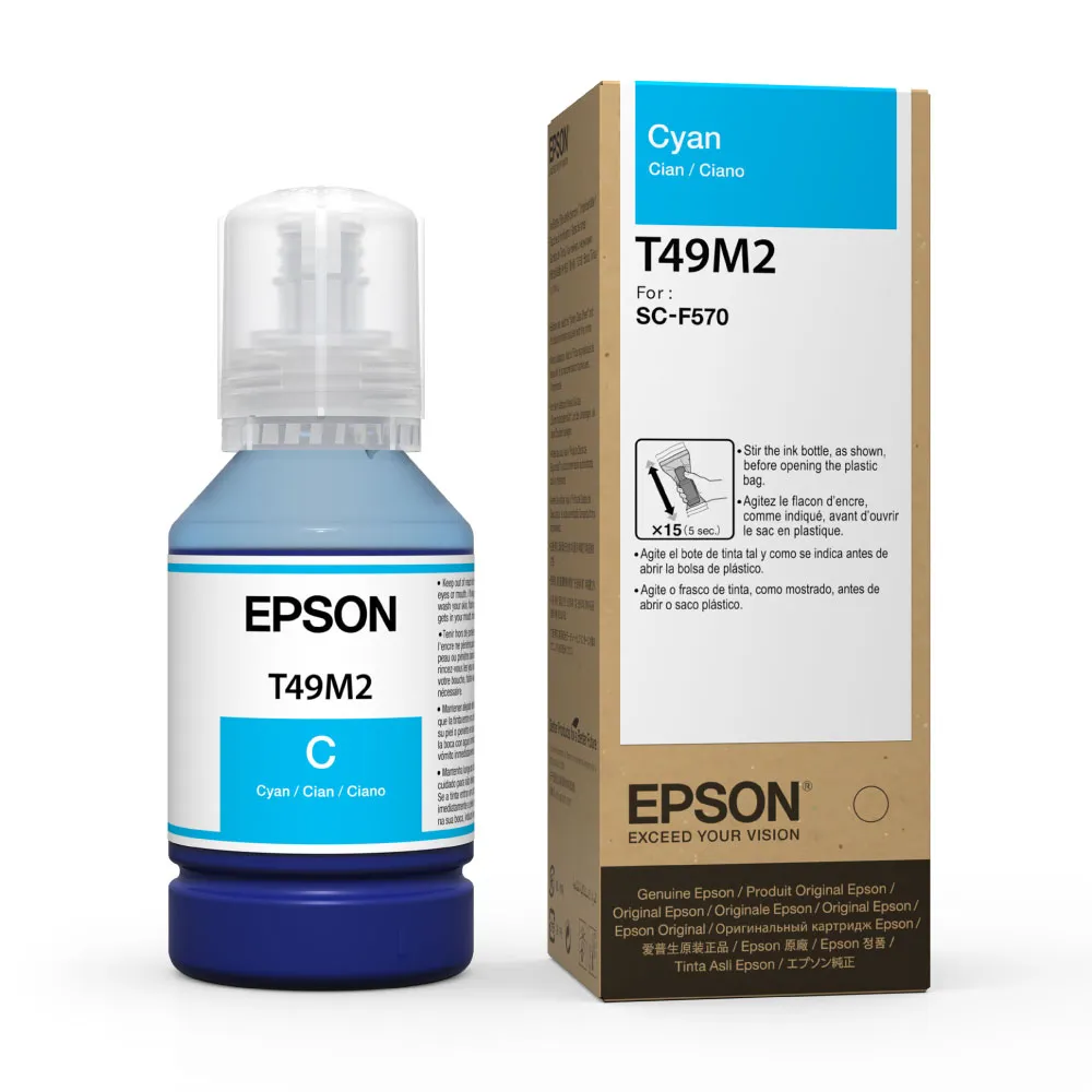 Epson Tinta de sublimación T49H Cyan · 140ml