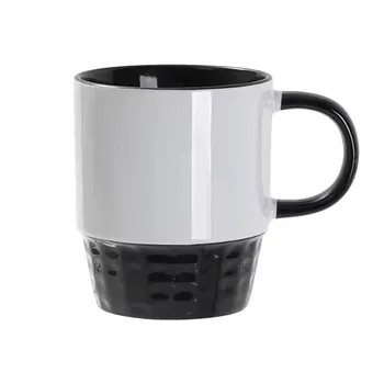 Taza Apilable Negra 11 oz para Sublimación – DocePrint