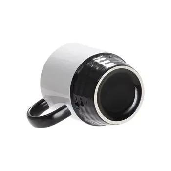 Taza Apilable Negra 11 oz para Sublimación – DocePrint