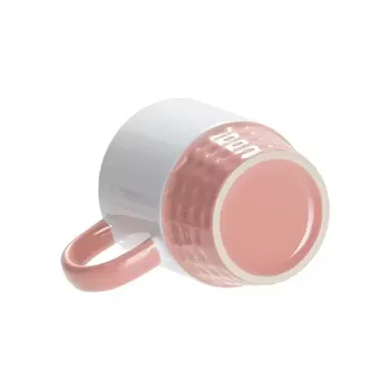Taza Apilable Rosada 11 oz para Sublimación – DocePrint