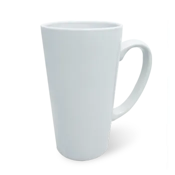 Doceperu Taza blanca cónica · 17oz