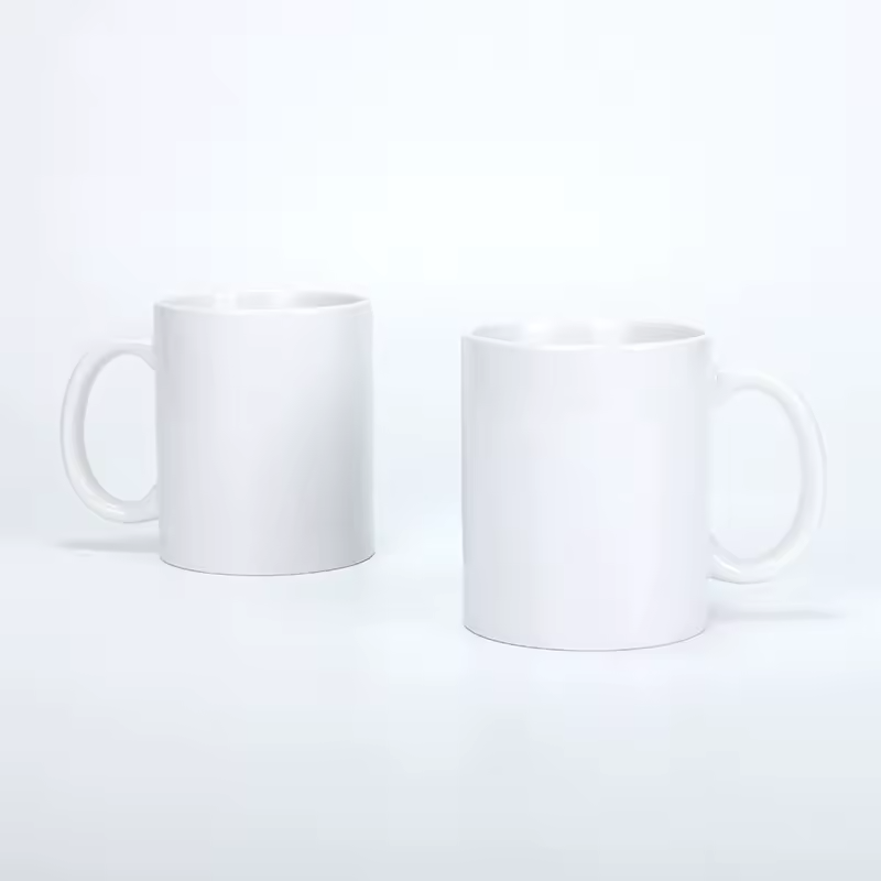 Taza Blanca de 11 oz para Sublimación – Cerámica con Recubrimiento Premium - Con Caja Individual