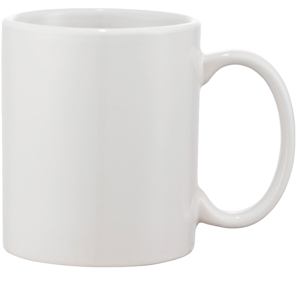 Taza Blanca de 11 oz para Sublimación – Cerámica con Recubrimiento Premium - Con Caja Individual