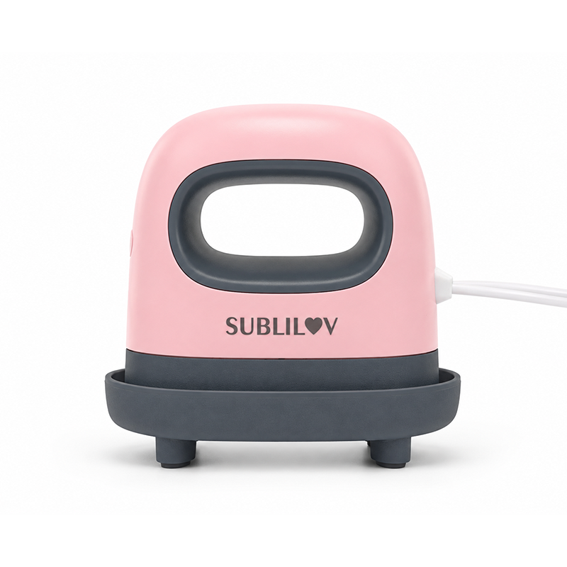 Mini Prensa Térmica SubliLov MiniPress (6.1 x 10.6 cm) – Estampado Portátil para Sublimación, DTF y Vinil Textil